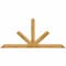 Ekena Millwork Saratoga Rough Sawn Timber Gable Bracket, Western Red Cedar, 108"W x 49"H x 6"D x 6"F, 11/12 Pitch GBW108X49X0606SAR00RWR - alternate 1